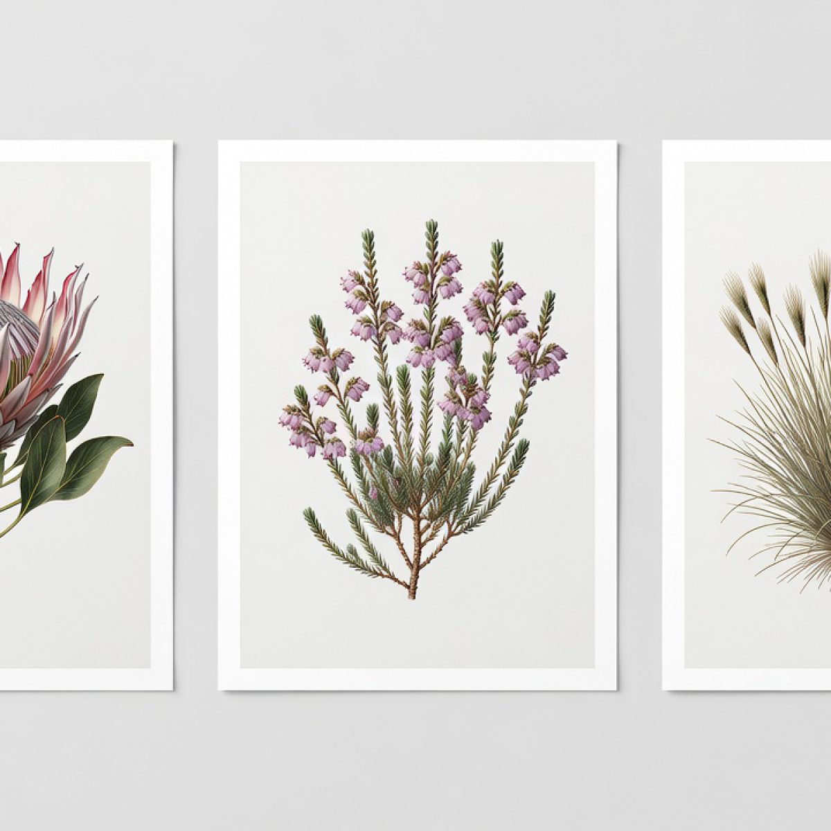 Fynbos Botanical Print Set